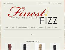 Tablet Screenshot of finestfizz.biz